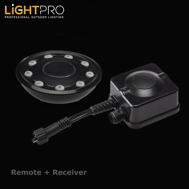 Lightpro Garden Lighting UK Outdoor Lights Low Voltage Remote + Receiver