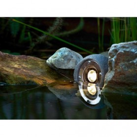Techmar Garden Lighting UK Outdoor Lights Low Voltage Lapis LED Waterproof Rock Light Bundle - 8 Light Kit. 3