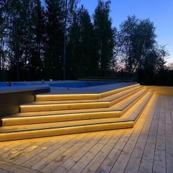 Lightpro Garden Lighting UK Outdoor Lights Low Voltage 12V LED Strip - 10mtrs . 4