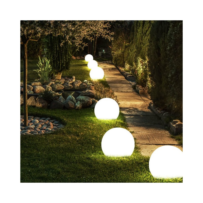 Techmar Round 20 - 12V Remote LED Garden Ball Light, Multifunction, Multicolour 3