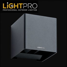 Lightpro Outdoor Garden Lighting Professional 12V Ixion 9w Up/Down Wall Light Dimmable