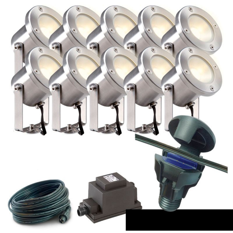 Techmar Garden Lighting UK Outdoor Lights Low Voltage DIY 10 light Catalpa Bundle 3