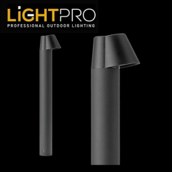 Lightpro Garden Lighting UK Outdoor Lights Low Voltage Oberon DL 9W IP44 Dimmable Post Light. 1