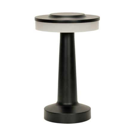 Talence Rechargeable Black Table Lamp