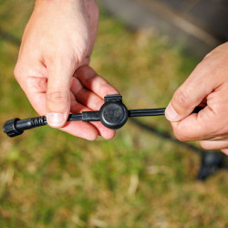 Techmar Techmar Garden Lighting UK Outdoor Lights Low Voltage DIY Deluxe Heavy Duty Flex Male Clamp Connector SPT2 3