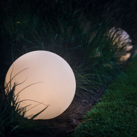 Techmar Round 50 - 12V Remote LED Garden Ball Light multi-colour plus remote 1