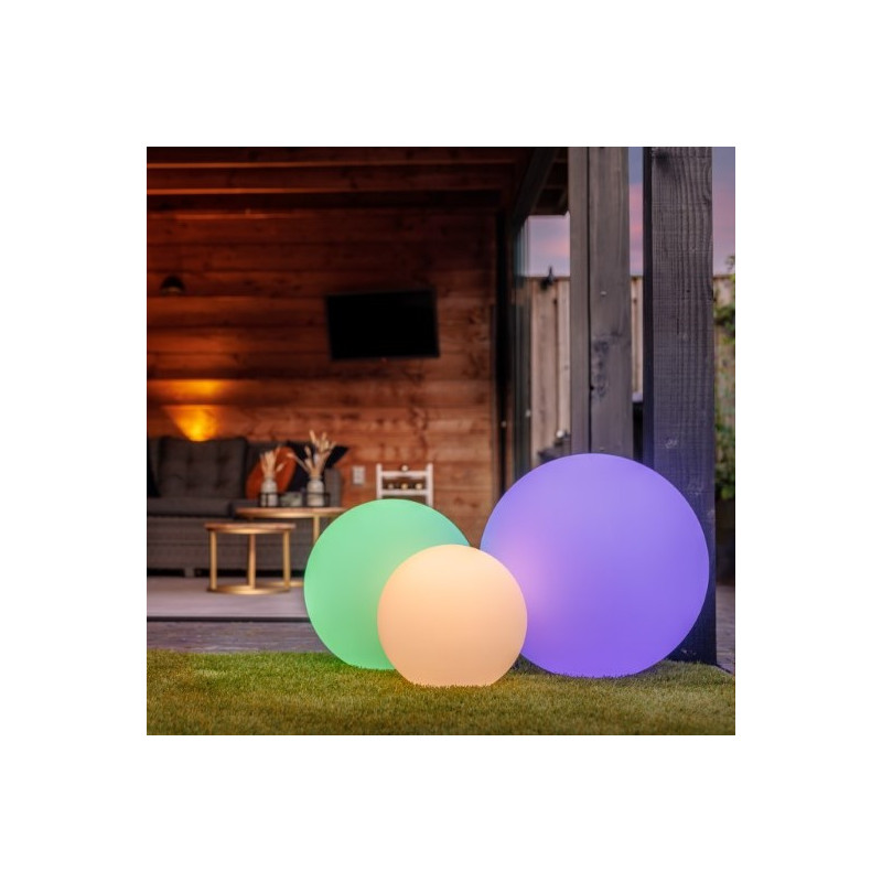 UK Low Voltage Garden Lighting Techmar Round 40 Smart Zigbee Ball Light 5