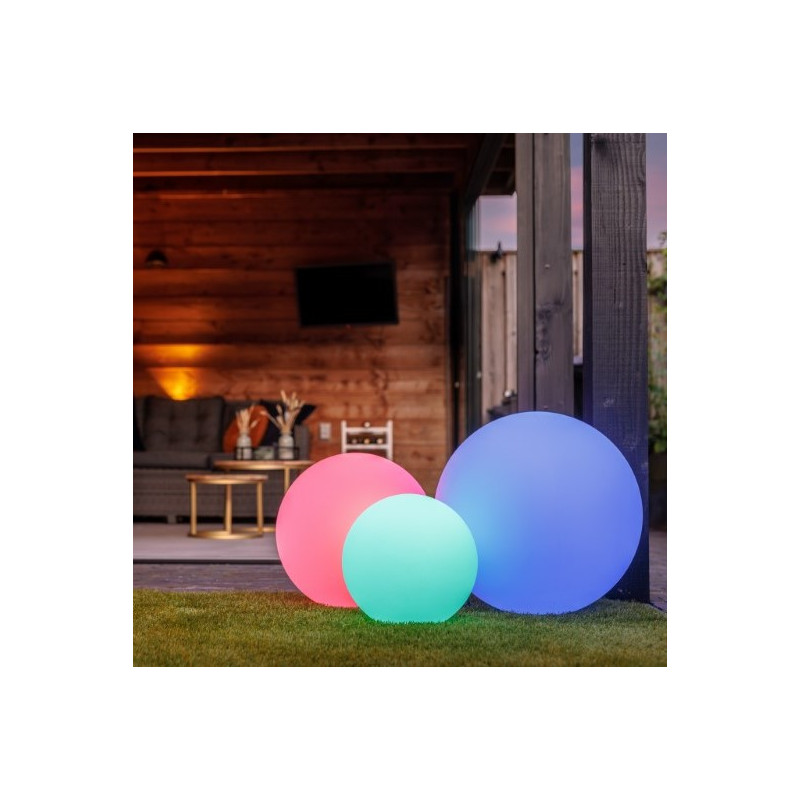 UK Low Voltage Garden Lighting Techmar Round 40 Smart Zigbee Ball Light 7