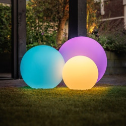 UK Low Voltage Garden Lighting Techmar Round 40 Smart Zigbee Ball Light 8