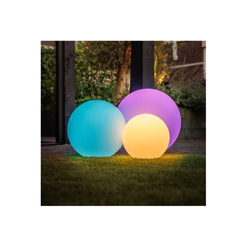 UK Low Voltage Garden Lighting Techmar Round 40 Smart Zigbee Ball Light 8