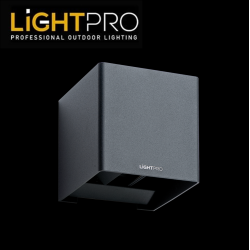 Lightpro Outdoor Garden Lighting Professional 230V Ixion Up/Down Wall Light