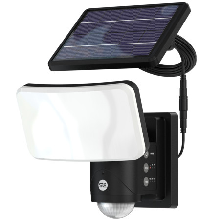 Philex Solar Tracking PIR Floodlight Black